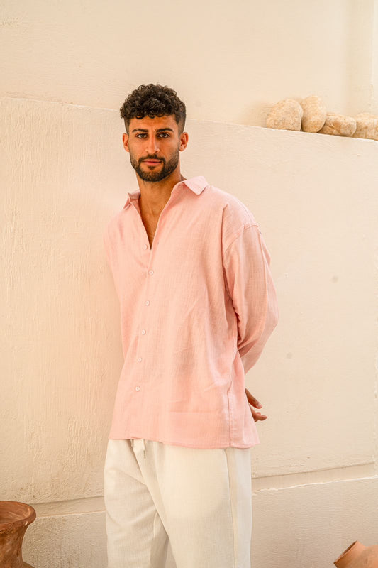 Rose Linen Shirt